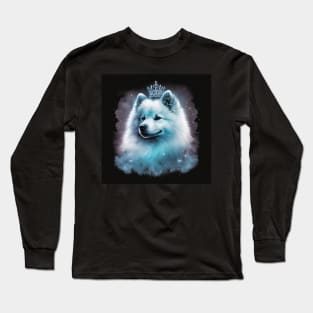 Samoyed With A Crown Long Sleeve T-Shirt